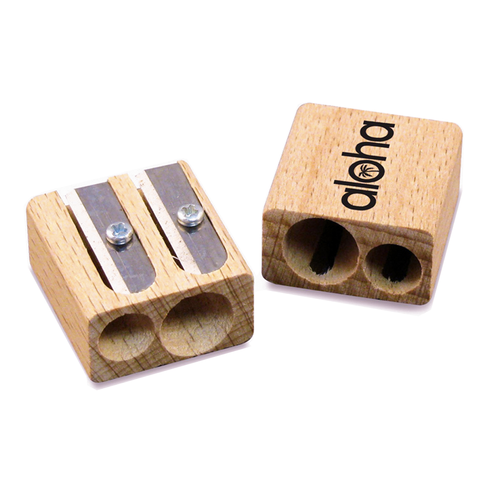 Wooden pencil sharpeners | Double